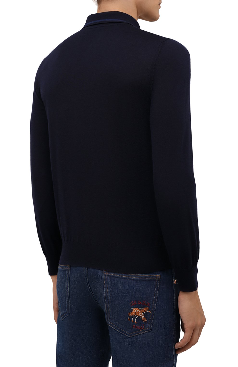 Поло из кашемира и шелка ZILLI, арт. MBW-PZ042-LETT1/ML01, фото 4