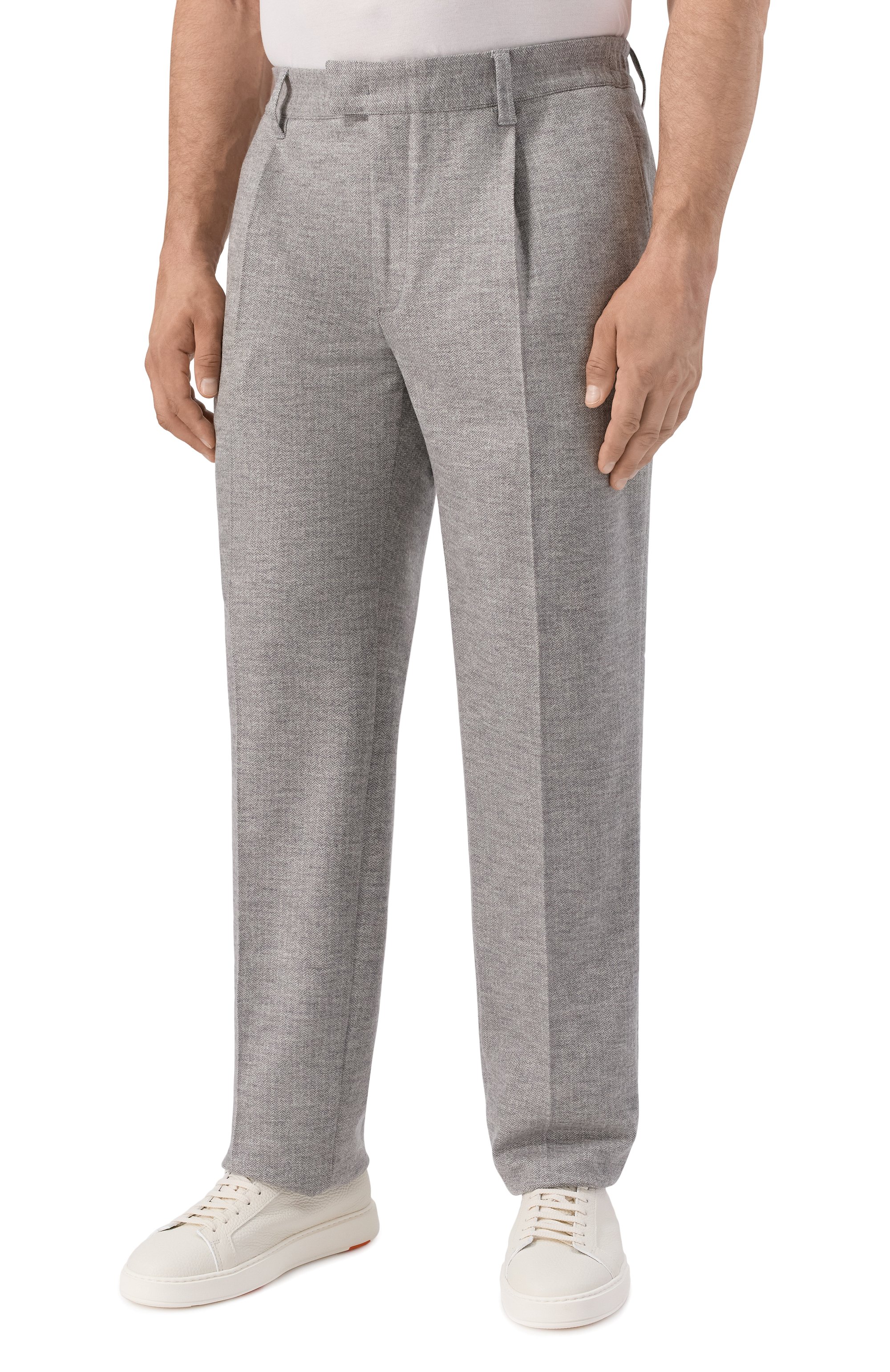 Шерстяные брюки CORTIGIANI, арт. 3AP601, фото 3