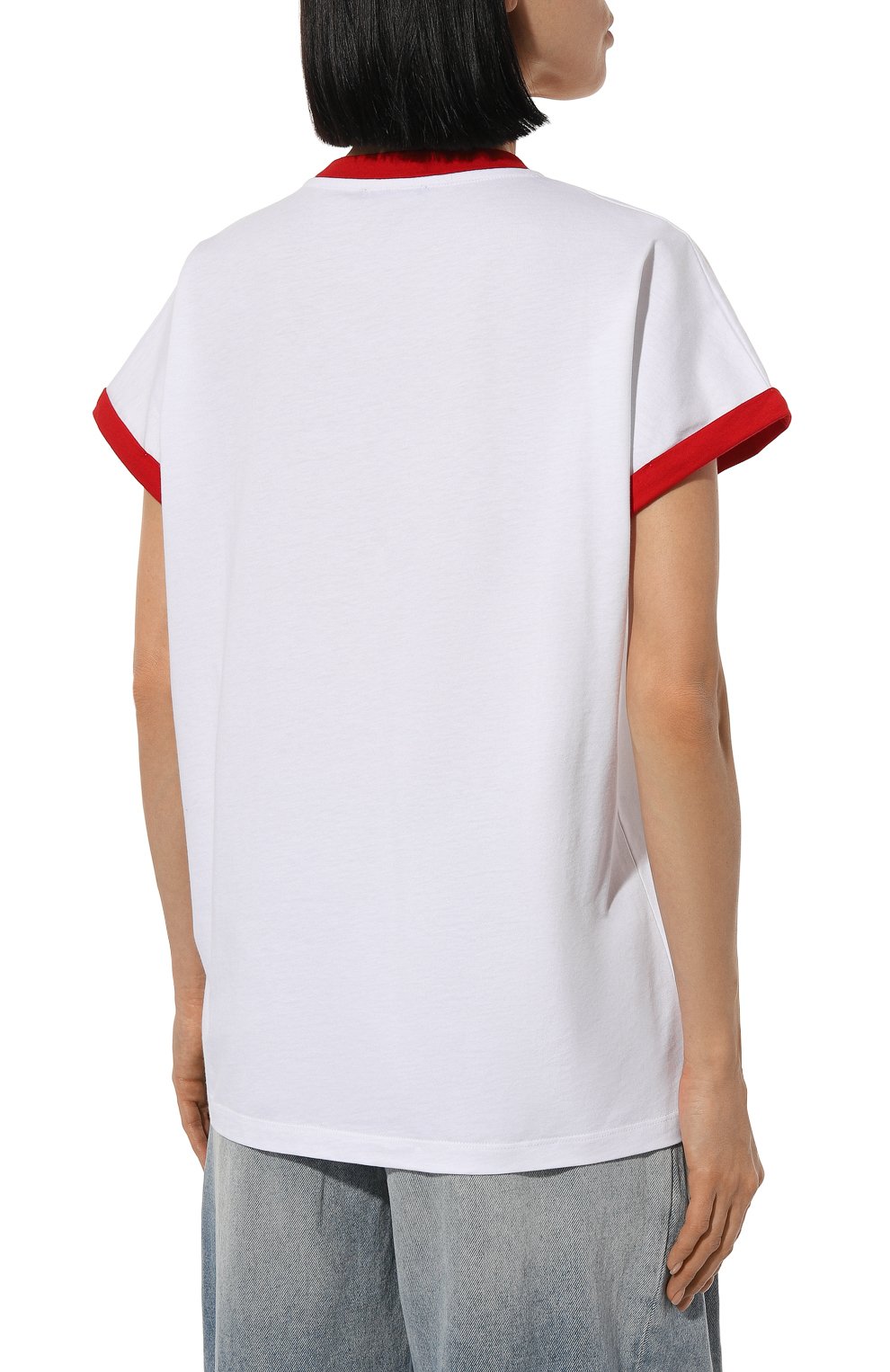 Хлопковая футболка BALMAIN, арт. DF0EF010/GE27, фото 4