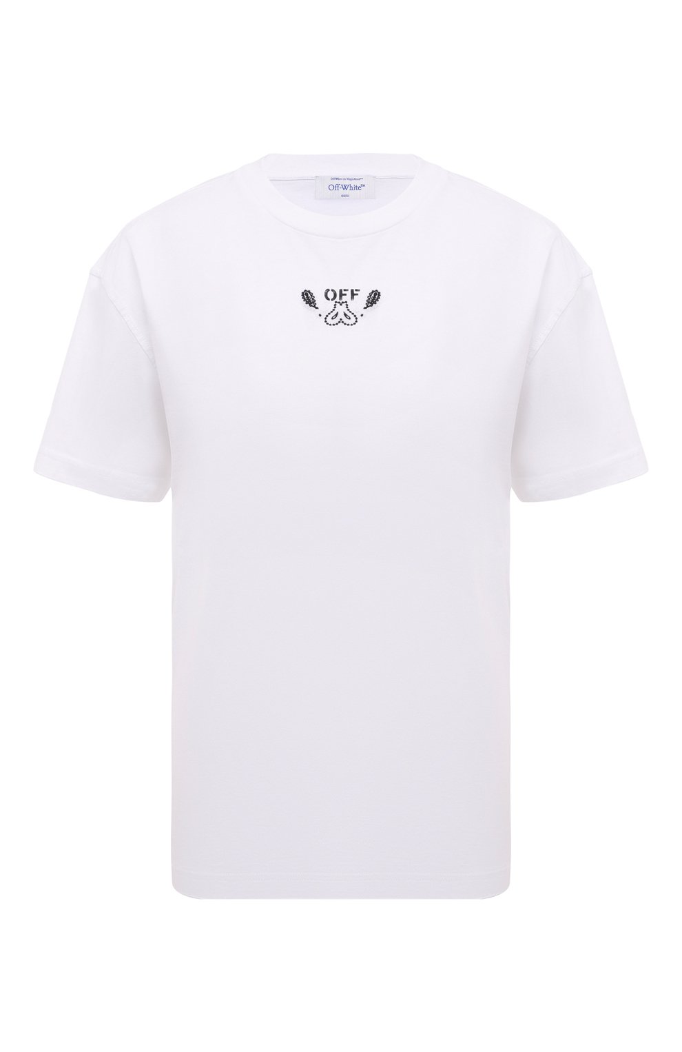 Хлопковая футболка OFF-WHITE, арт. 0WAA089S24JER002, фото 1