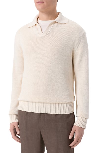 Поло из шелка и льна MVST, арт. 25E/X1P/0/A013/7660, фото 3