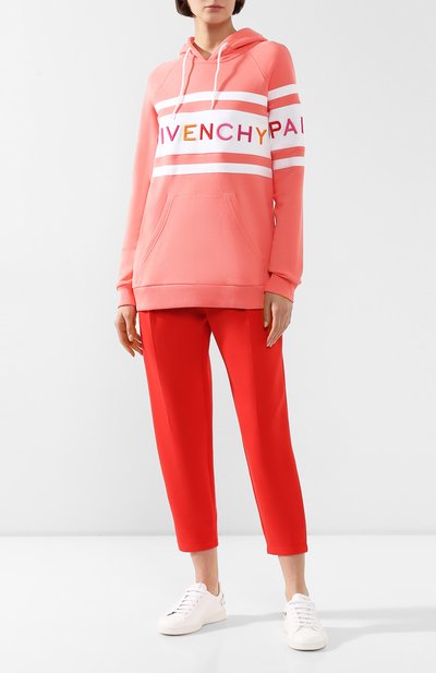 Хлопковое худи GIVENCHY розового цвета по цене 73400 руб., арт. BWJ0073Z1X, фото 2 Хлопковое худи GIVENCHY, арт. BWJ0073Z1X, фото 2