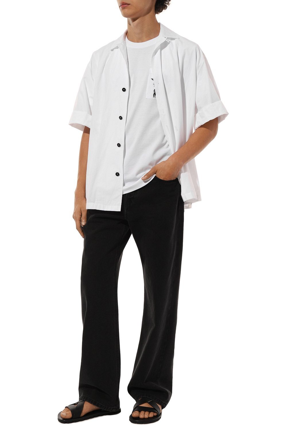 Хлопковая футболка GIVENCHY, арт. BM71H5/3YE6, фото 2