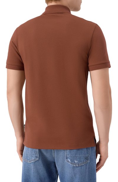 Хлопковое поло BOSS, арт. 50468362, фото 4