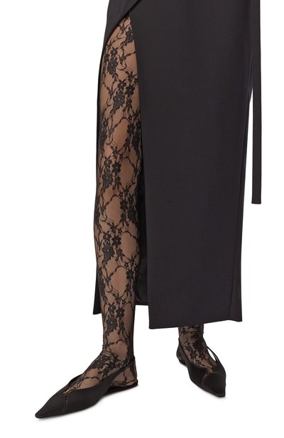 Текстильные балетки babylon SAINT LAURENT, арт. 803646/9QNAG, фото 3