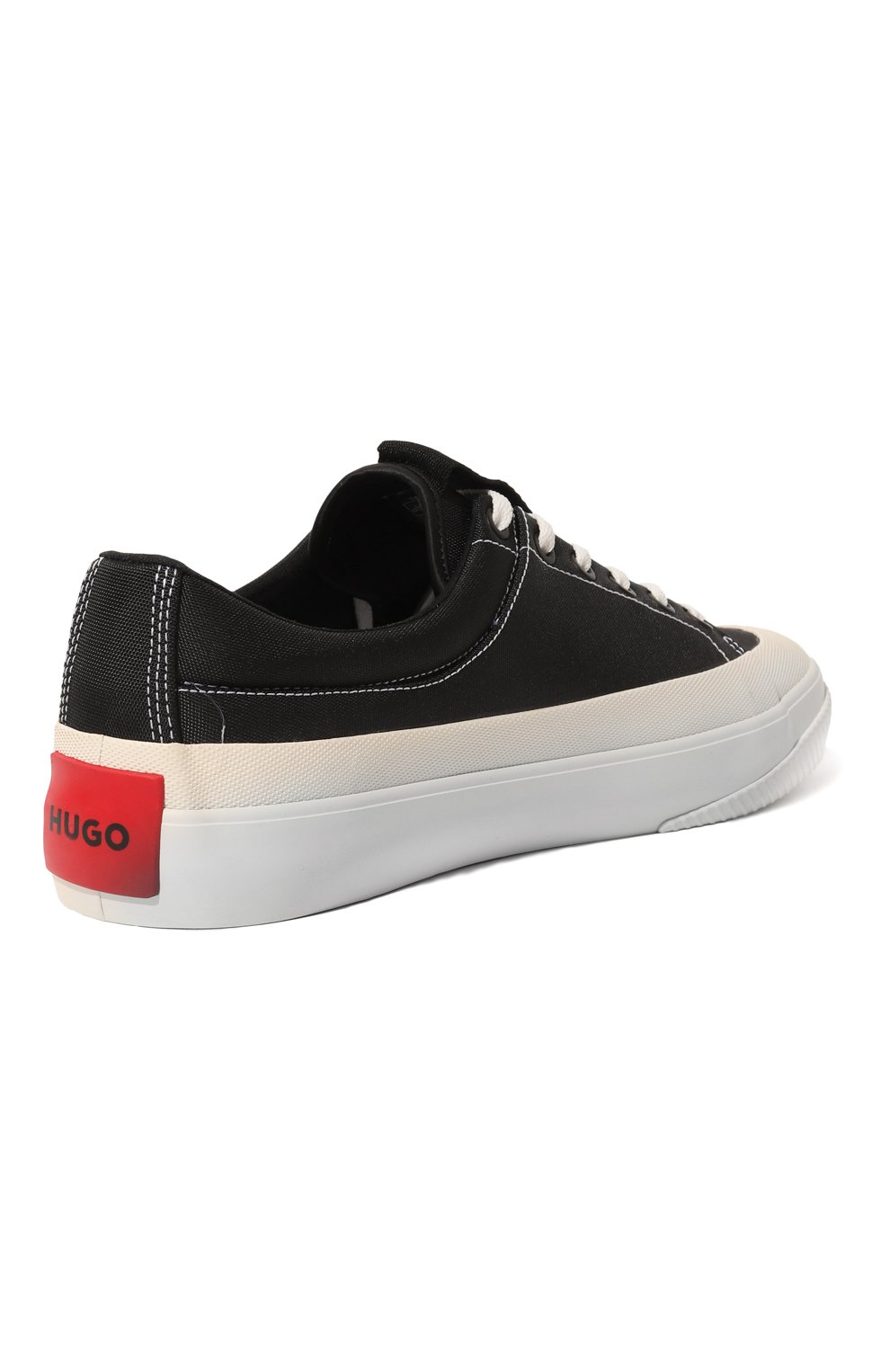 Текстильные кеды HUGO черного цвета по цене 11800 руб., арт. 50474925, фото 5 Текстильные кеды HUGO, арт. 50474925, фото 5