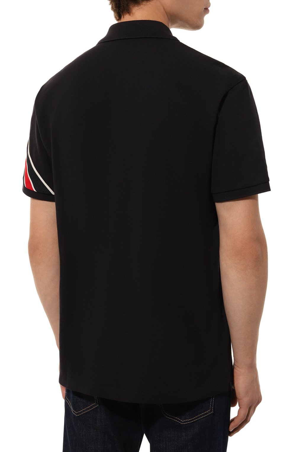 Хлопковое поло MONCLER, арт. 8A000-02-89A16, фото 4