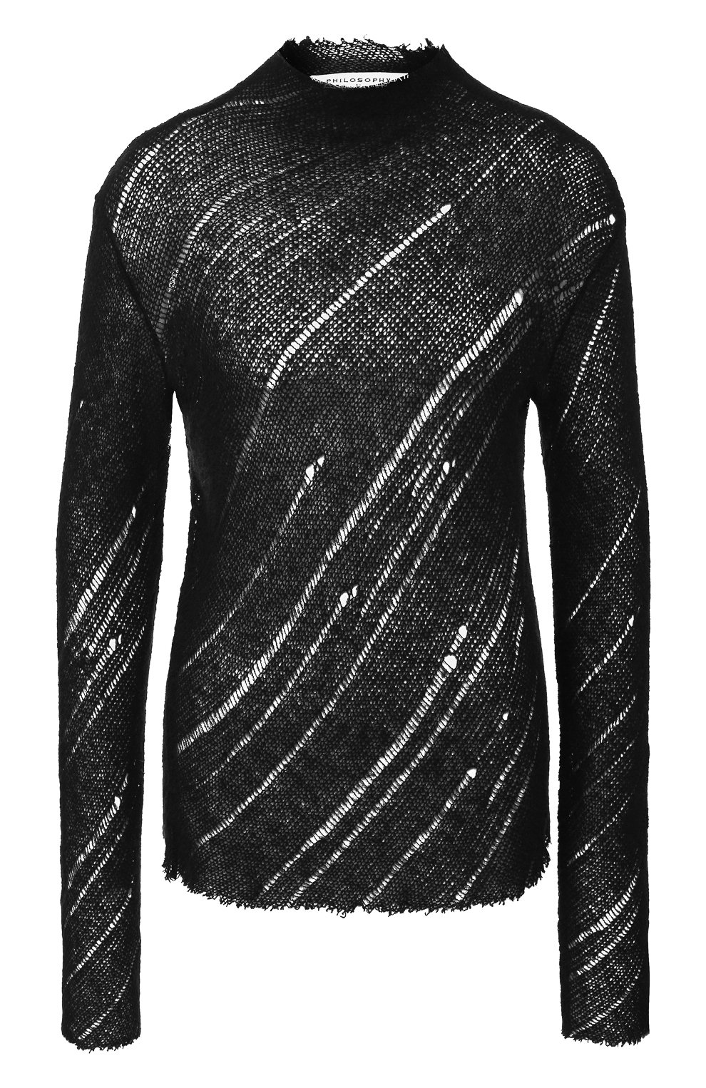 Водолазка PHILOSOPHY DI LORENZO SERAFINI черного цвета по цене 41350 руб., арт. A0901/7102, фото 1 Водолазка PHILOSOPHY DI LORENZO SERAFINI, арт. A0901/7102, фото 1