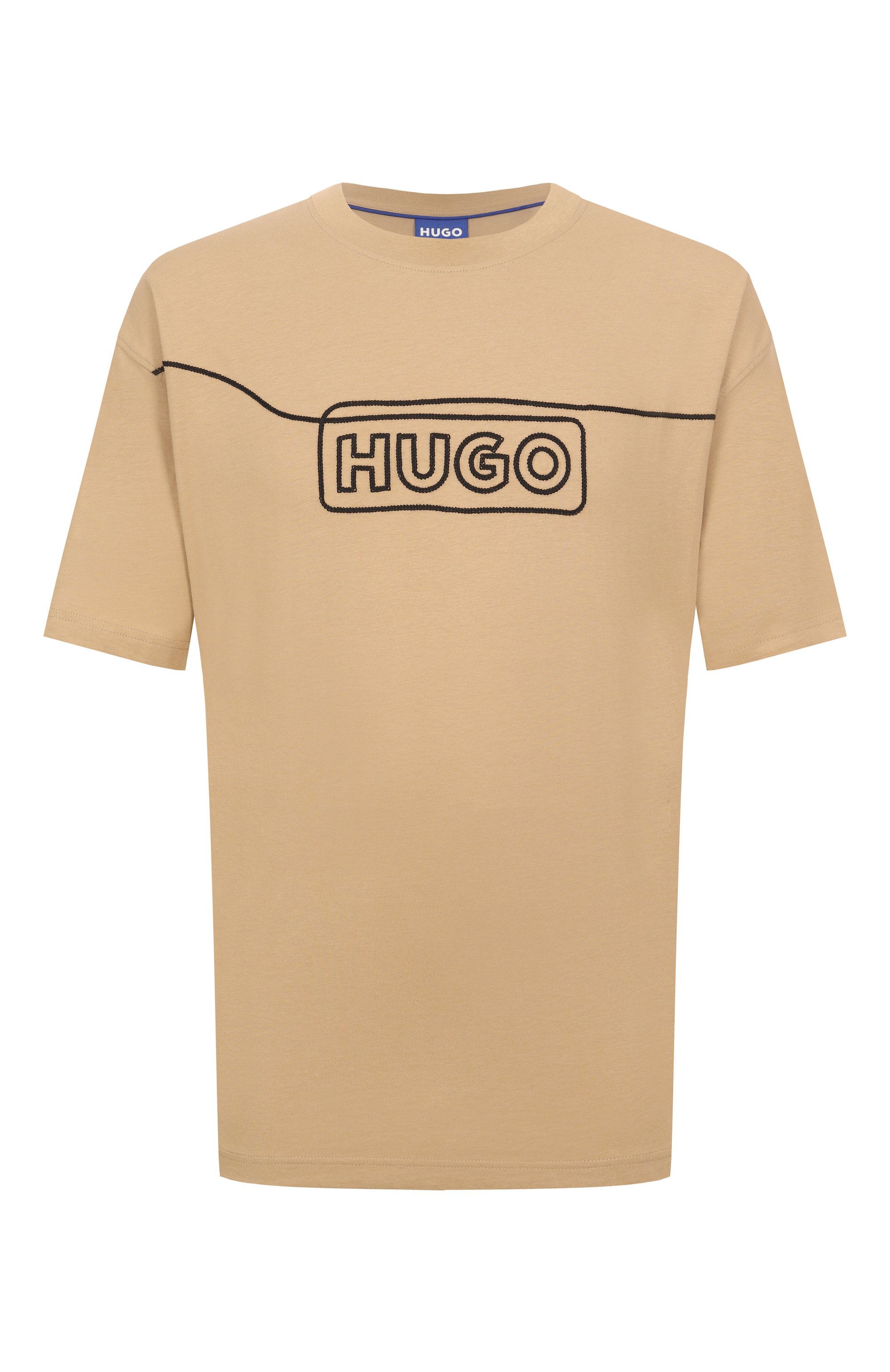 Хлопковая футболка HUGO BLUE, арт. 50530341, фото 1