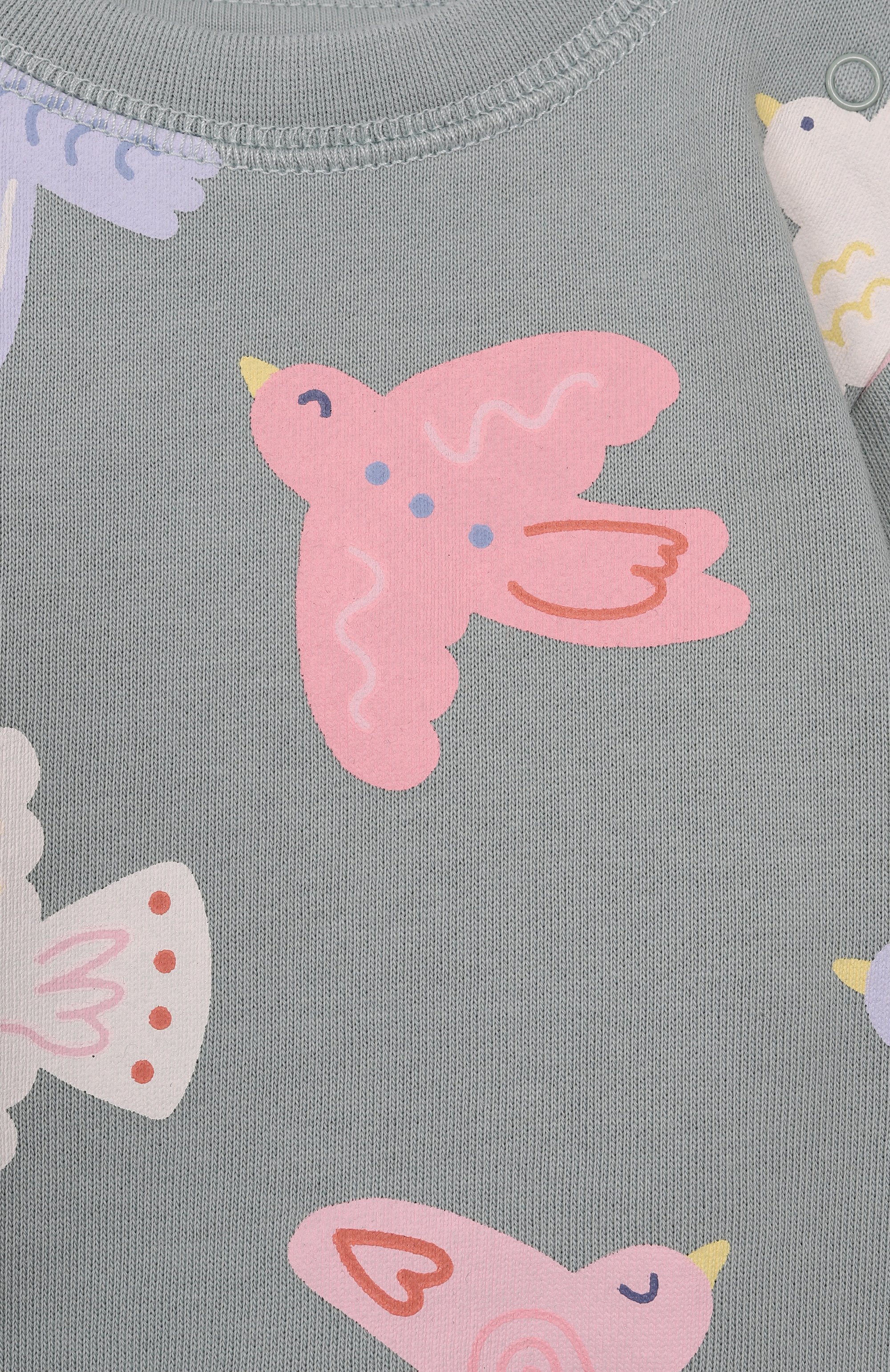 Комплект из свитшота и брюк STELLA MCCARTNEY светло-серого цвета по цене 22850 руб., арт. TX3010, фото 4 Комплект из свитшота и брюк STELLA MCCARTNEY, арт. TX3010, фото 4