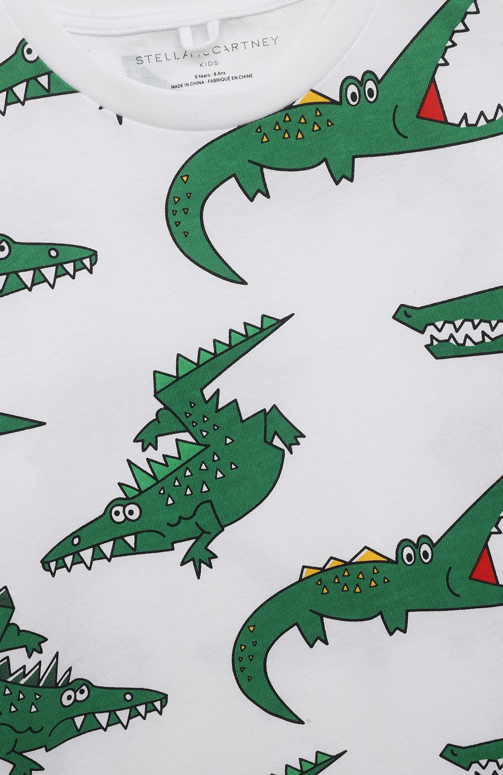 Хлопковая футболка STELLA MCCARTNEY, арт. 8Q8MG1, фото 3