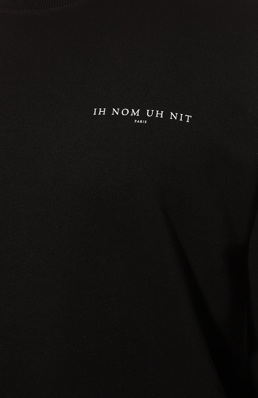 Хлопковый свитшот Ih Nom Uh Nit Чёрный, фото 5