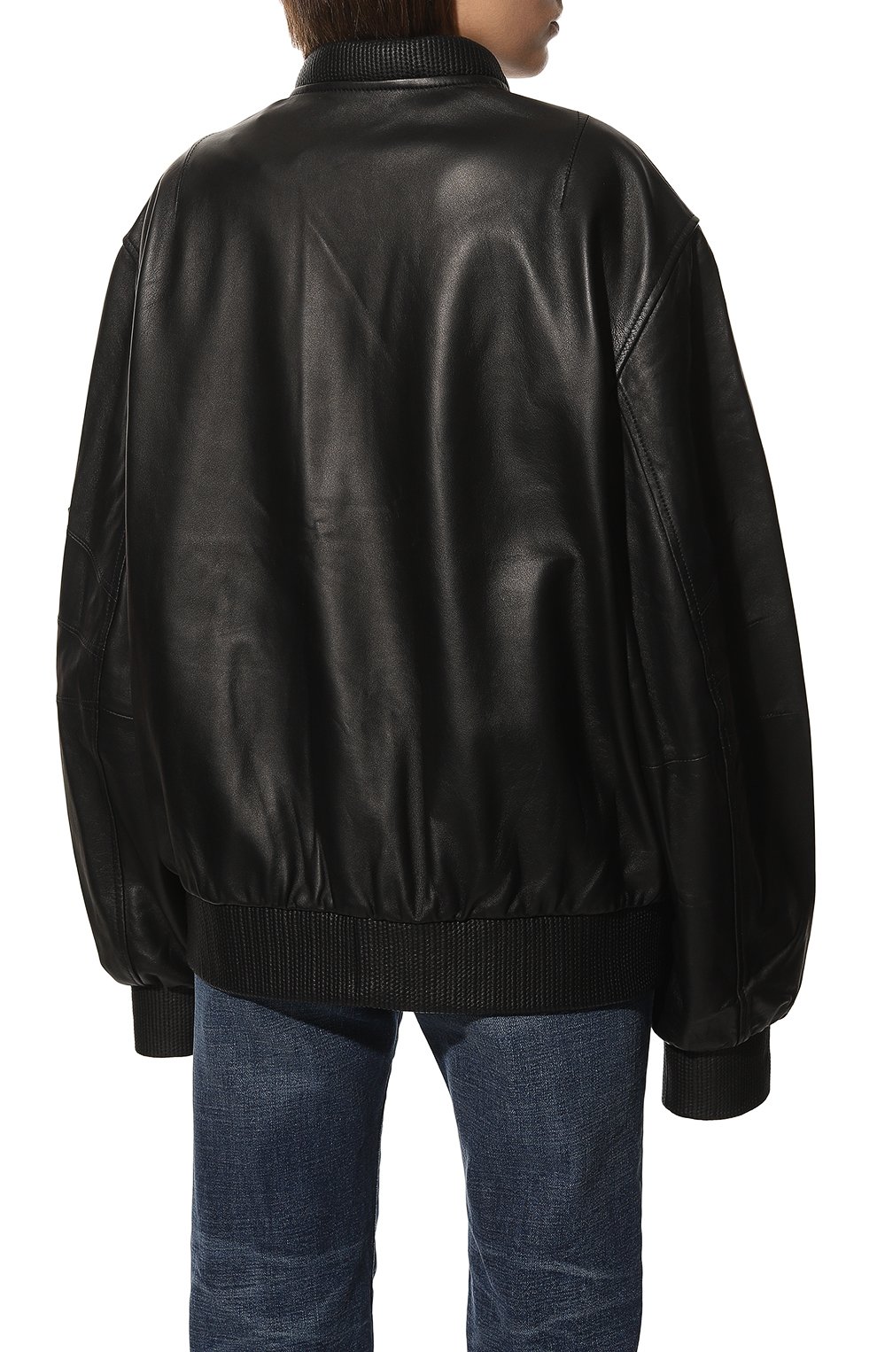 Кожаный бомбер MANOKHI, арт. A00280S, фото 4