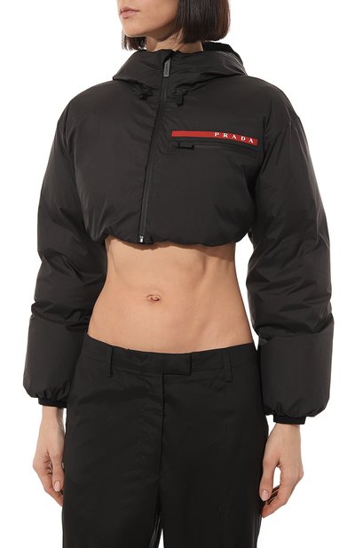 Куртка prada linea rossa PRADA черного цвета по цене 170000 руб., арт. 291850-1XYW-F0002-202, фото 3 Куртка prada linea rossa PRADA, арт. 291850-1XYW-F0002-202, фото 3