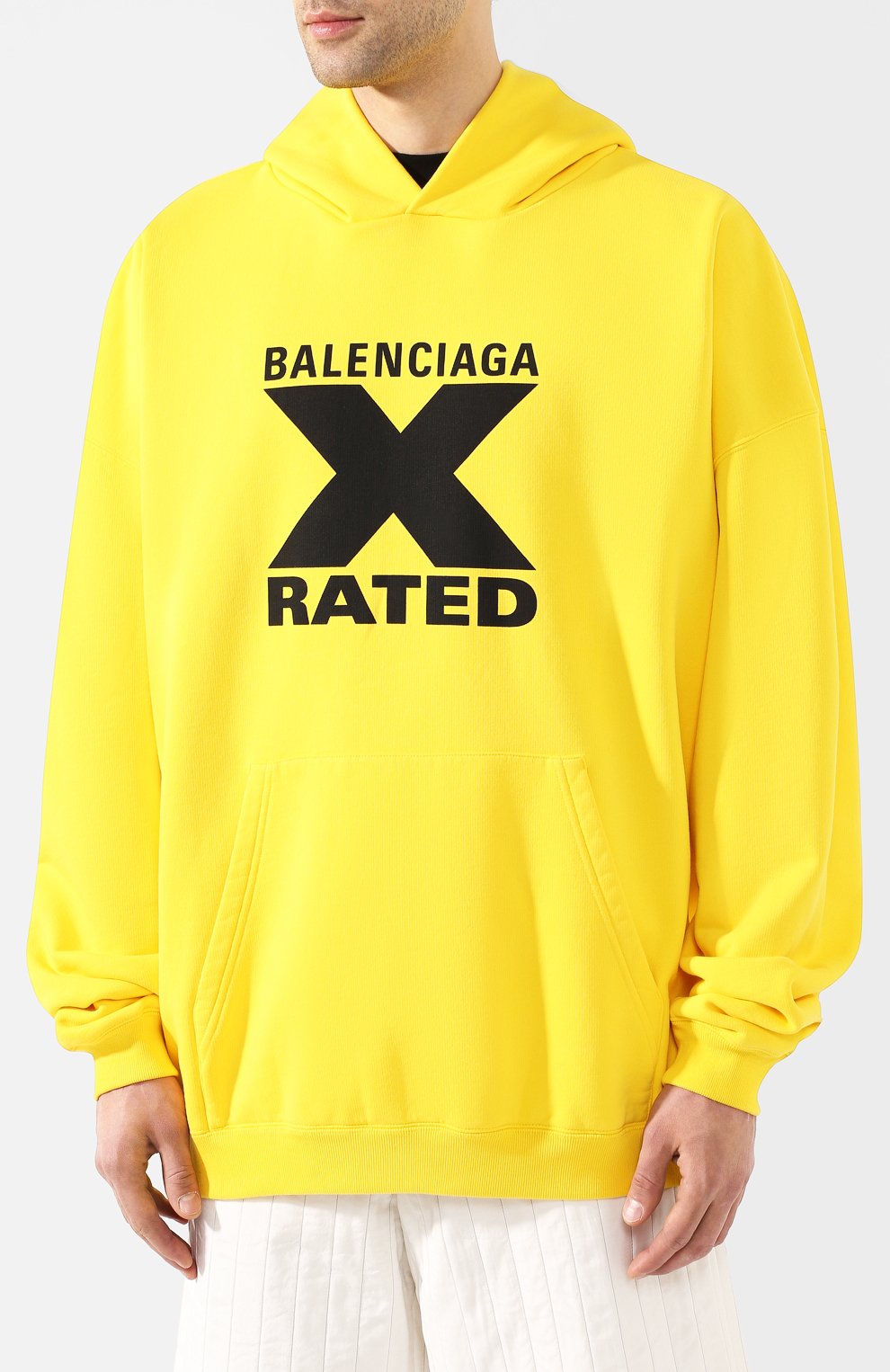 Хлопковое худи BALENCIAGA, арт. 620973/TIVA8, фото 3