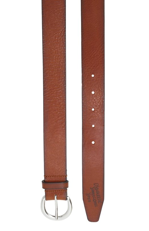 Кожаный ремень Dsquared2 BEM0676 Коричневый  BEM0676 Фото 3