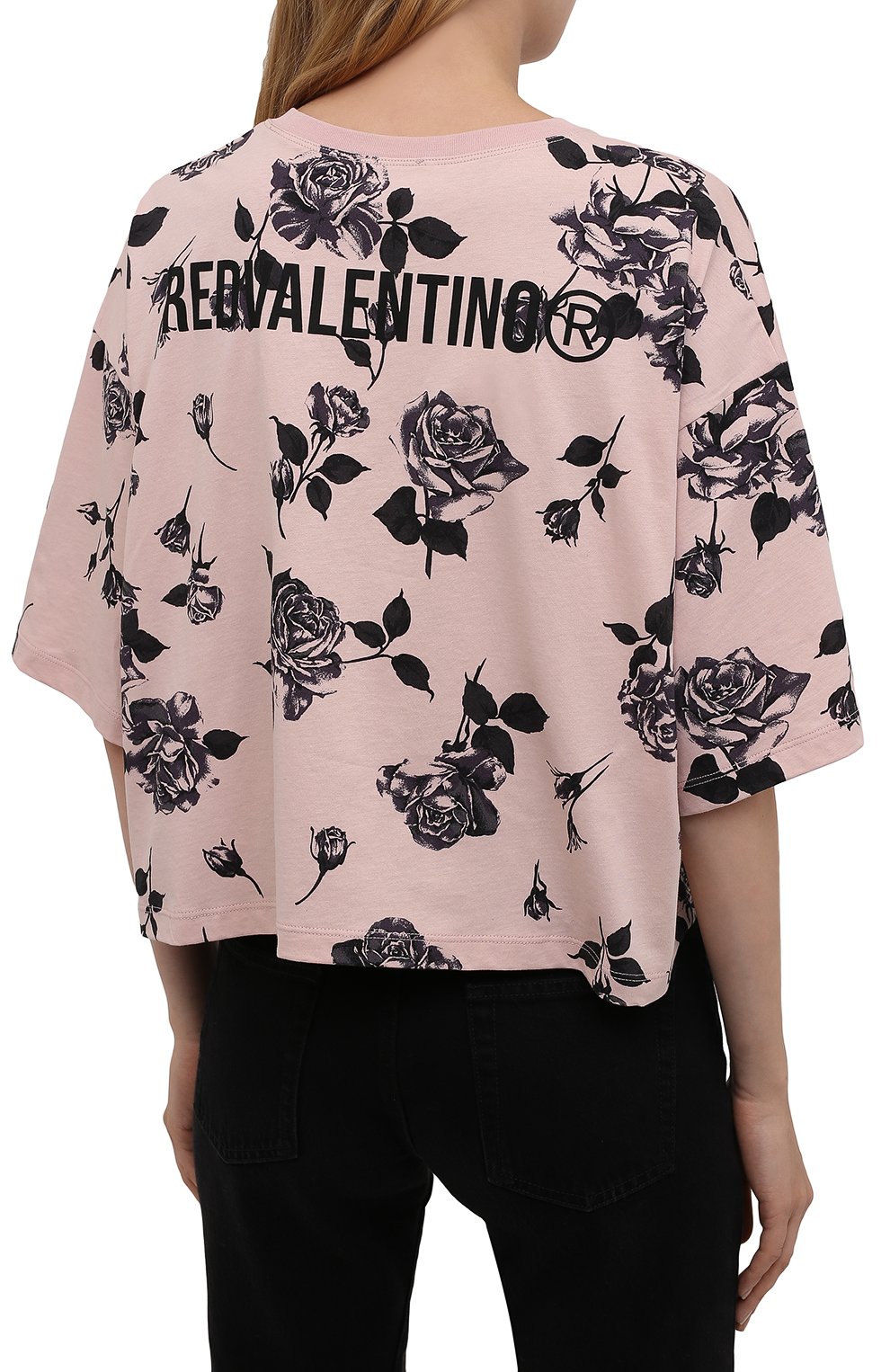 Хлопковая футболка REDVALENTINO, арт. WR0MG12D/67Y, фото 4