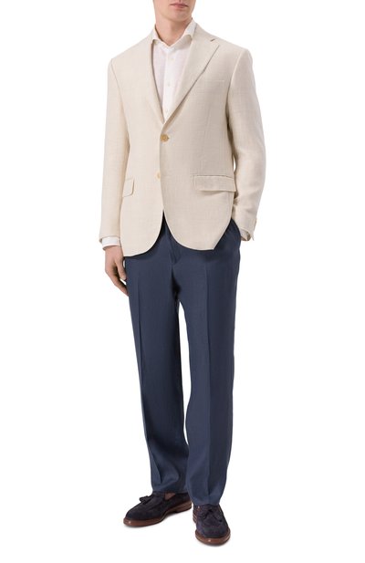 Льняные брюки CORNELIANI, арт. 274552/2714326, фото 2