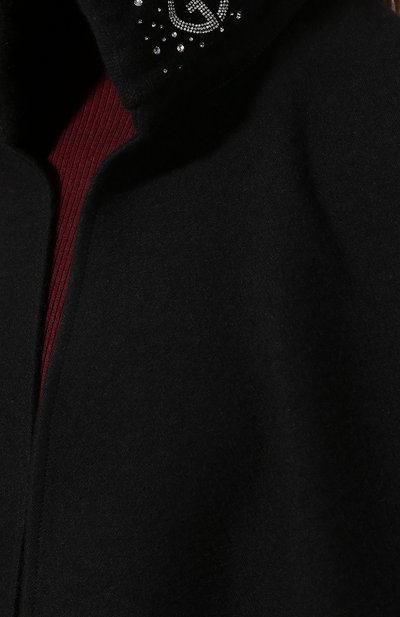 Накидка из смеси шерсти и шелка GIORGIO ARMANI, арт. 795645/9A592, фото 5