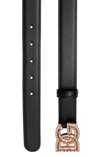 Кожаный ремень DOLCE & GABBANA черного цвета по цене 92950 руб., арт. BE1682/AW576, фото 3 Кожаный ремень DOLCE & GABBANA, арт. BE1682/AW576, фото 3