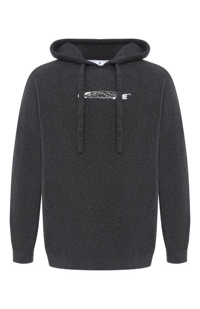 Хлопковое худи OFF-WHITE, арт. 0MHA089E20KNI0011045, фото 1