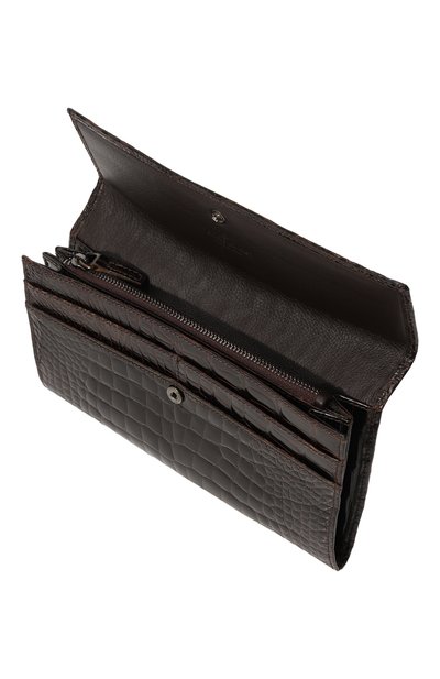 Кошелек из кожи крокодила GIORGIO ARMANI, арт. YGW429/YC404, фото 3