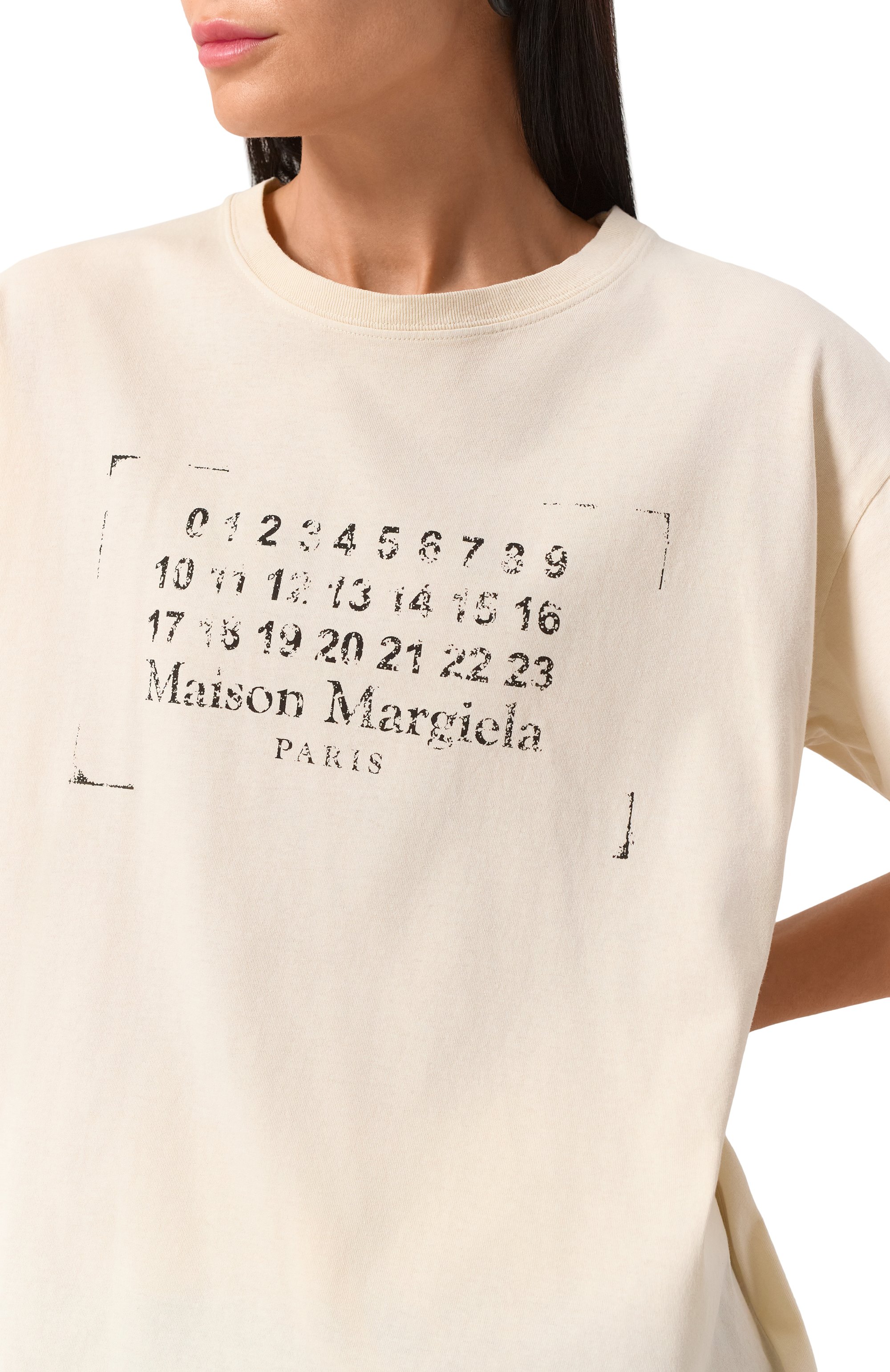 Хлопковая футболка MAISON MARGIELA, арт. S51GC0534/S24575, фото 5