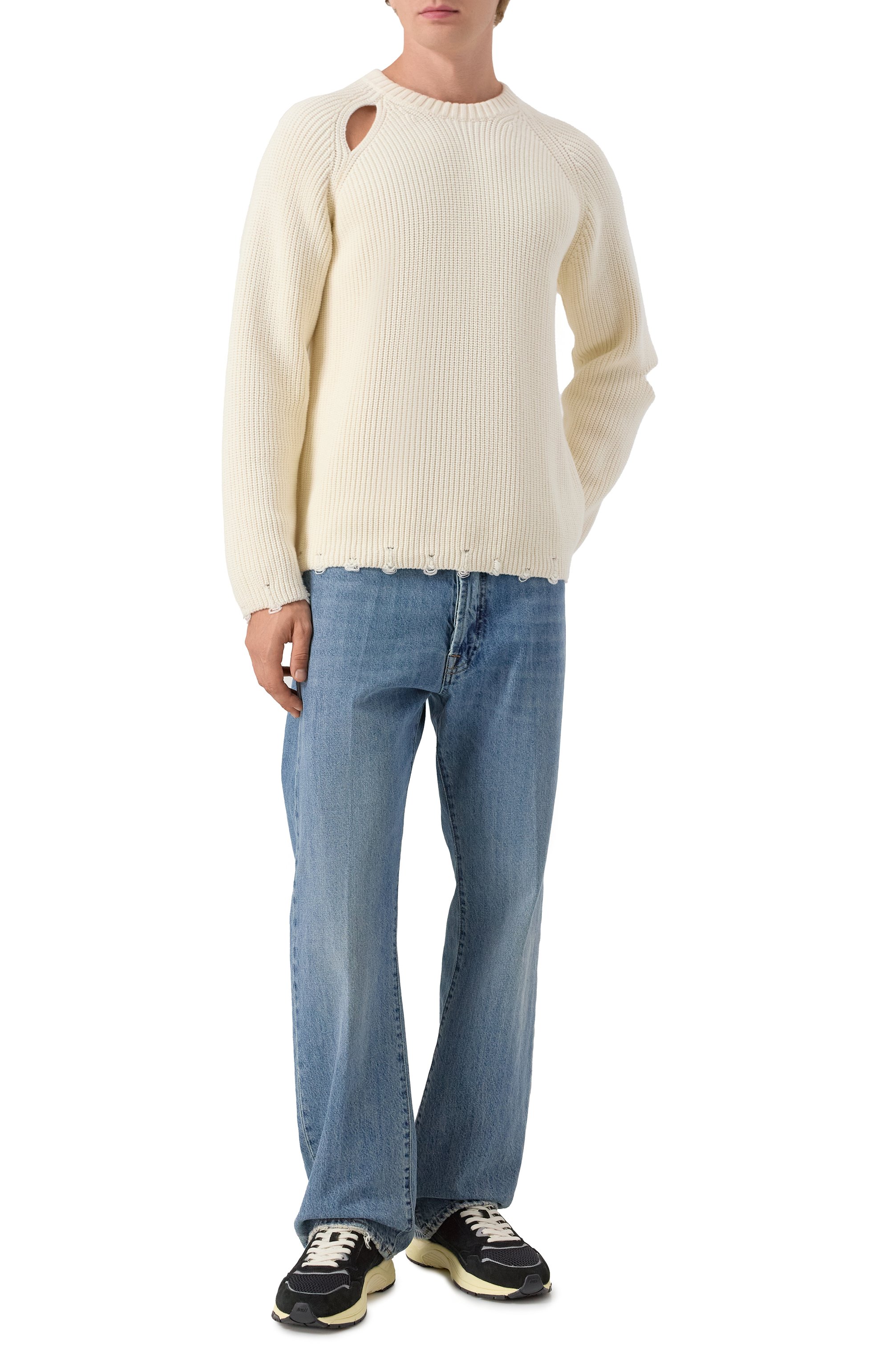 Комбинированные кроссовки hyperway AUTRY черного цвета по цене 25550 руб., арт. HYLMUM07, фото 2 Комбинированные кроссовки hyperway AUTRY, арт. HYLMUM07, фото 2