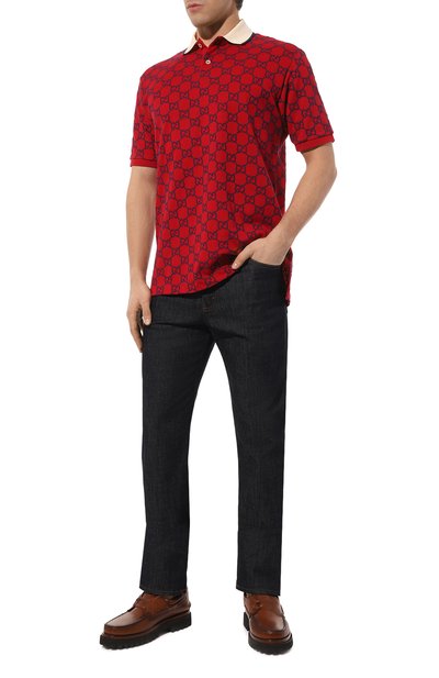 Хлопковое поло GUCCI, арт. 598956 XJB0U, фото 2