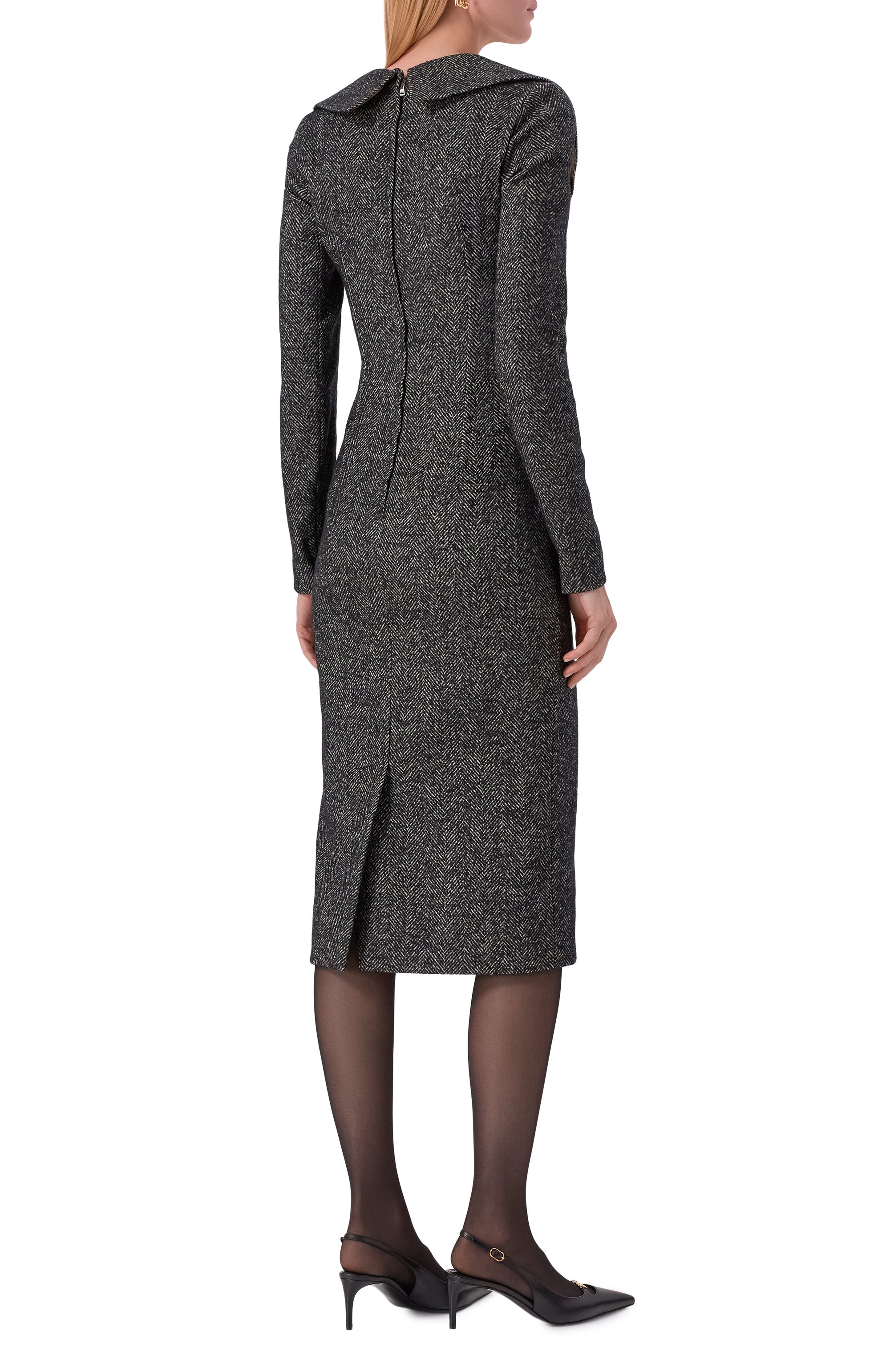 Шерстяное платье DOLCE & GABBANA, арт. F6TVZT/FCBAJ, фото 3