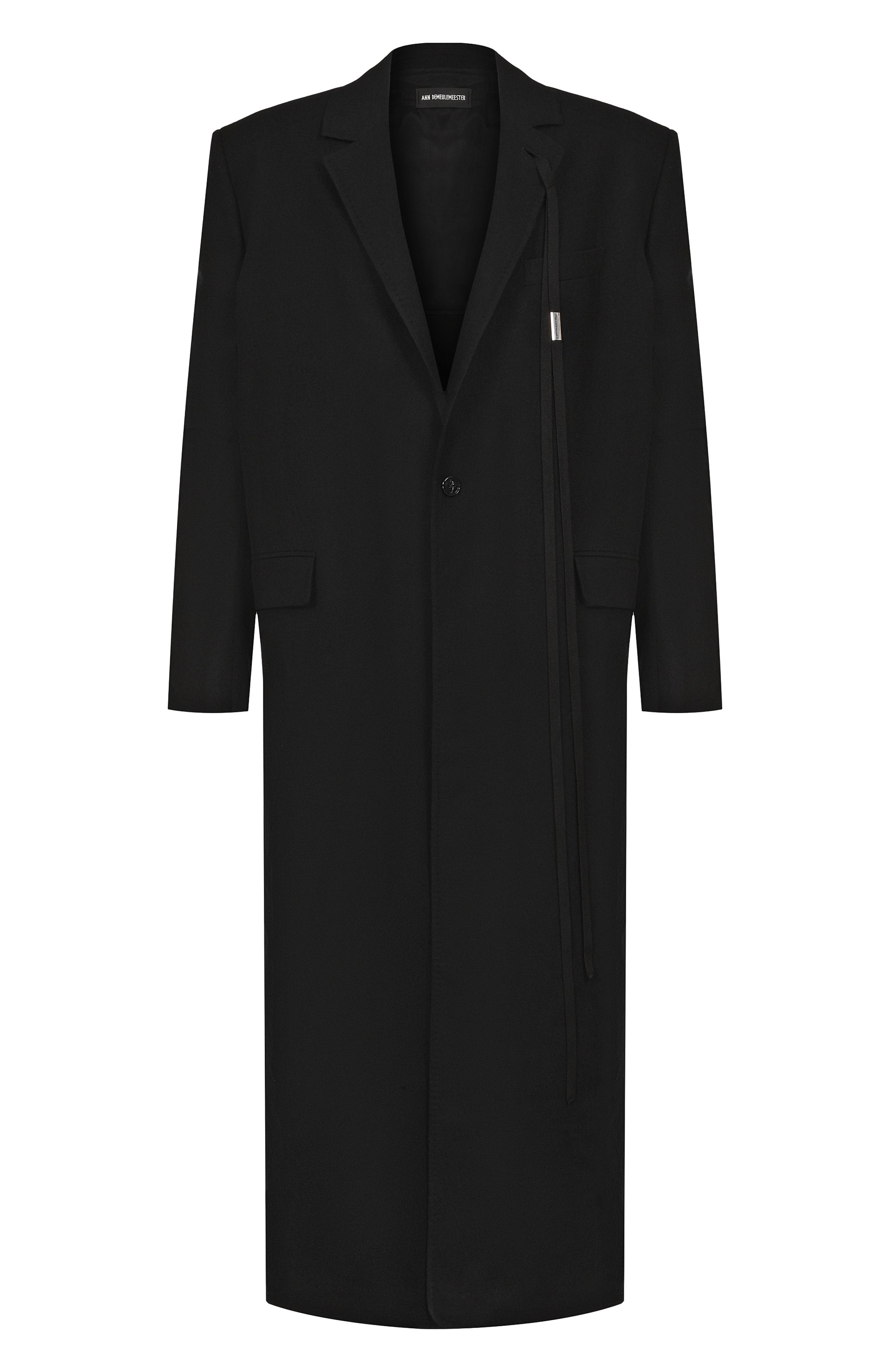 Шерстяное пальто ANN DEMEULEMEESTER, арт. B0011602/FA207, фото 1