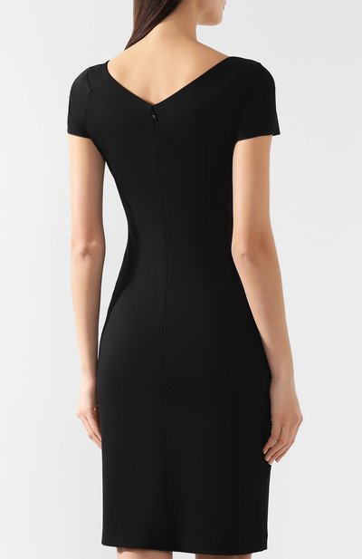 Платье из вискозы GIORGIO ARMANI черного цвета по цене 98700 руб., арт. 3GAA74/AJDRZ, фото 4 Платье из вискозы GIORGIO ARMANI, арт. 3GAA74/AJDRZ, фото 4