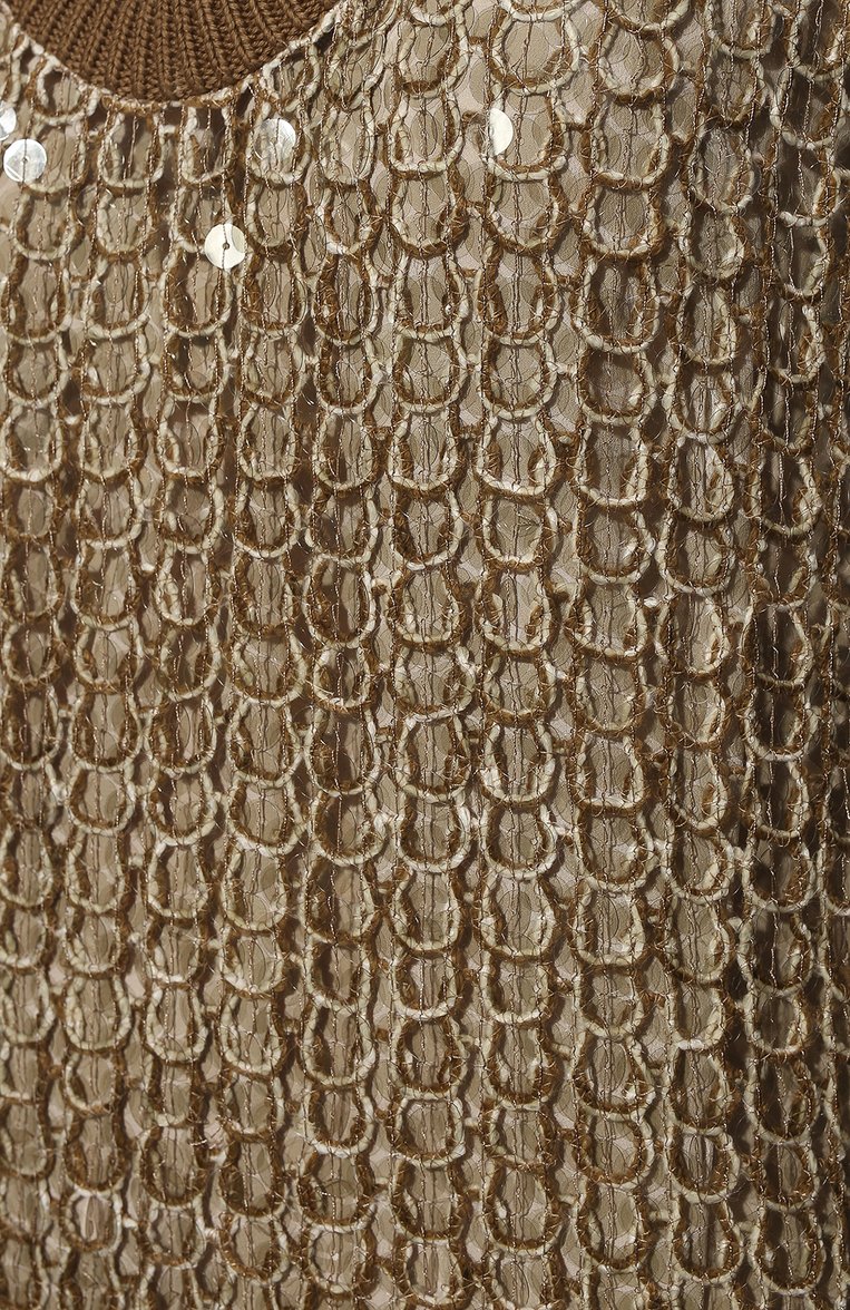 Платье с отделкой пайетками BRUNELLO CUCINELLI, арт. M3YR02A80, фото 1