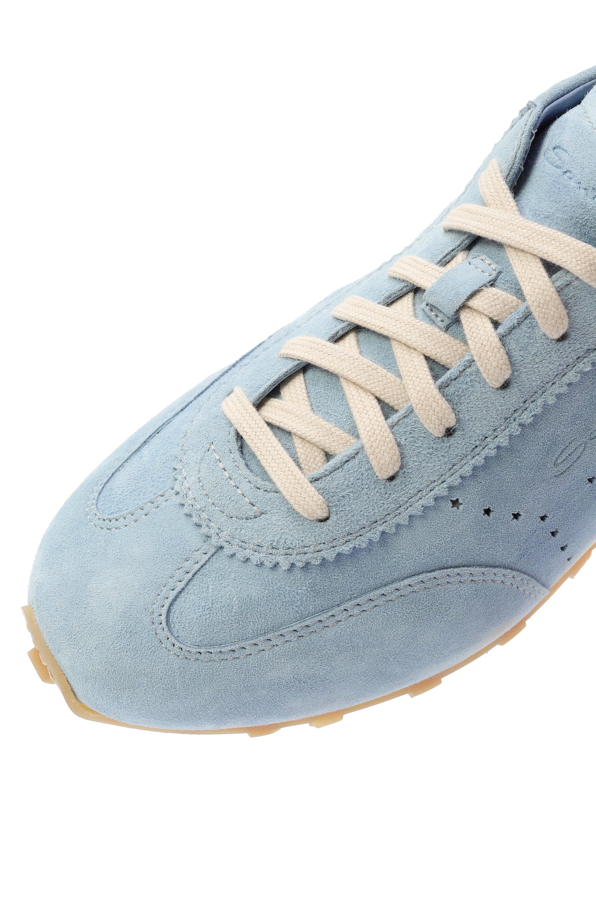 Замшевые кроссовки SANTONI, арт. WBGG61356BIFTTKR, фото 7