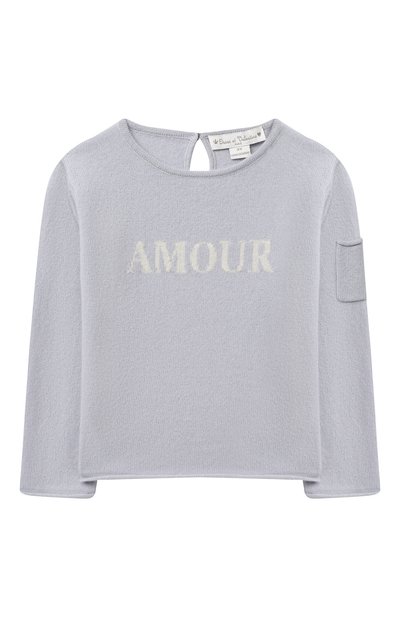 Кашеми ровый пуловер OSCAR ET VALENTINE, арт. PUL01AMOURM, фото 1