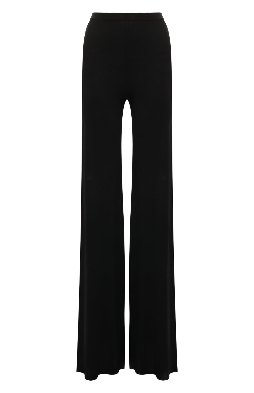 Брюки из вискозы RICK OWENS LILIES черного цвета по цене 61550 руб., арт. LI01D6334/CVI, фото 1 Брюки из вискозы RICK OWENS LILIES, арт. LI01D6334/CVI, фото 1
