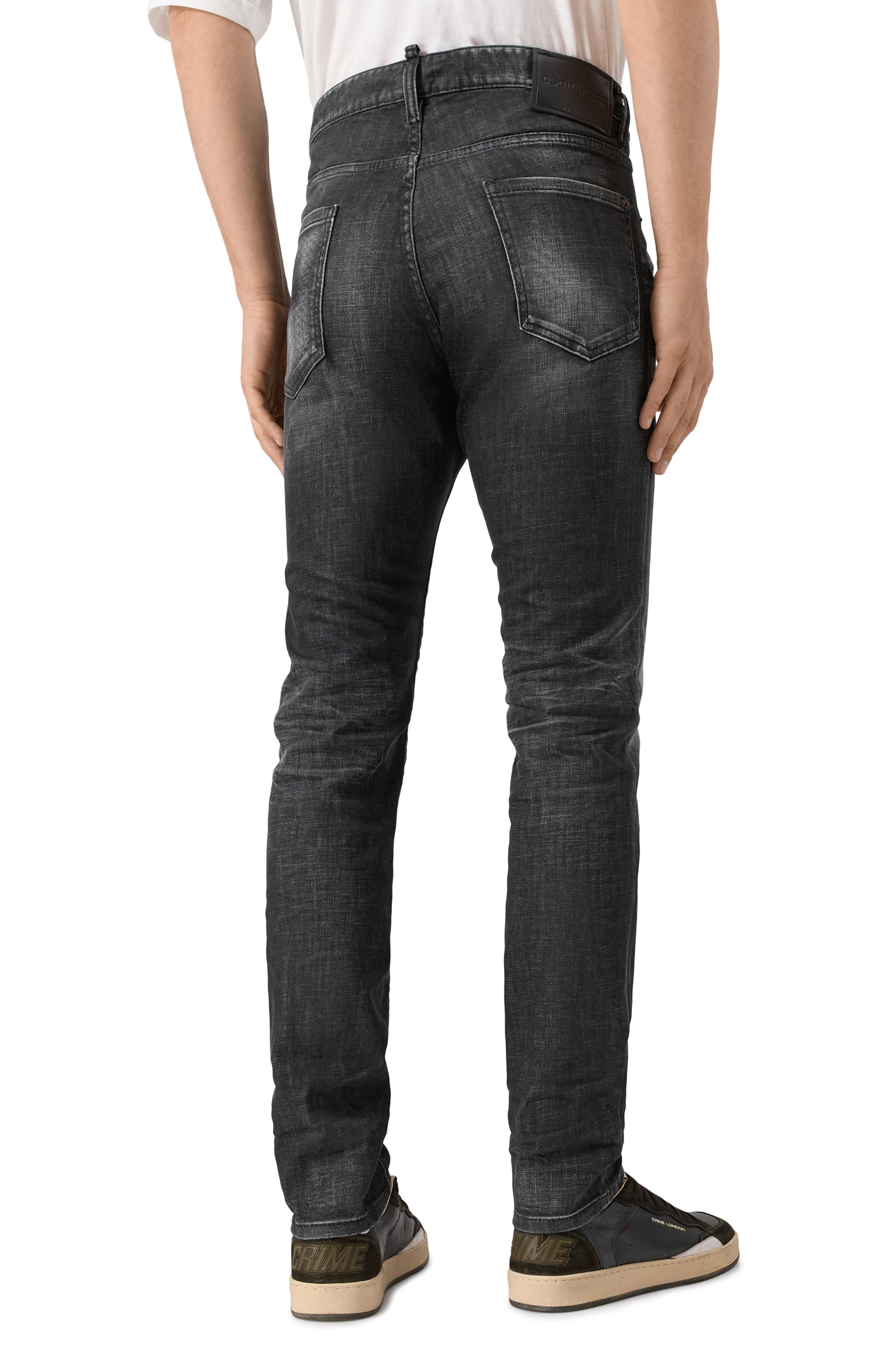 Джинсы cool guy DSQUARED2 темно-серого цвета по цене 59950 руб., арт. S74LB1724/S30357, фото 4 Джинсы cool guy DSQUARED2, арт. S74LB1724/S30357, фото 4