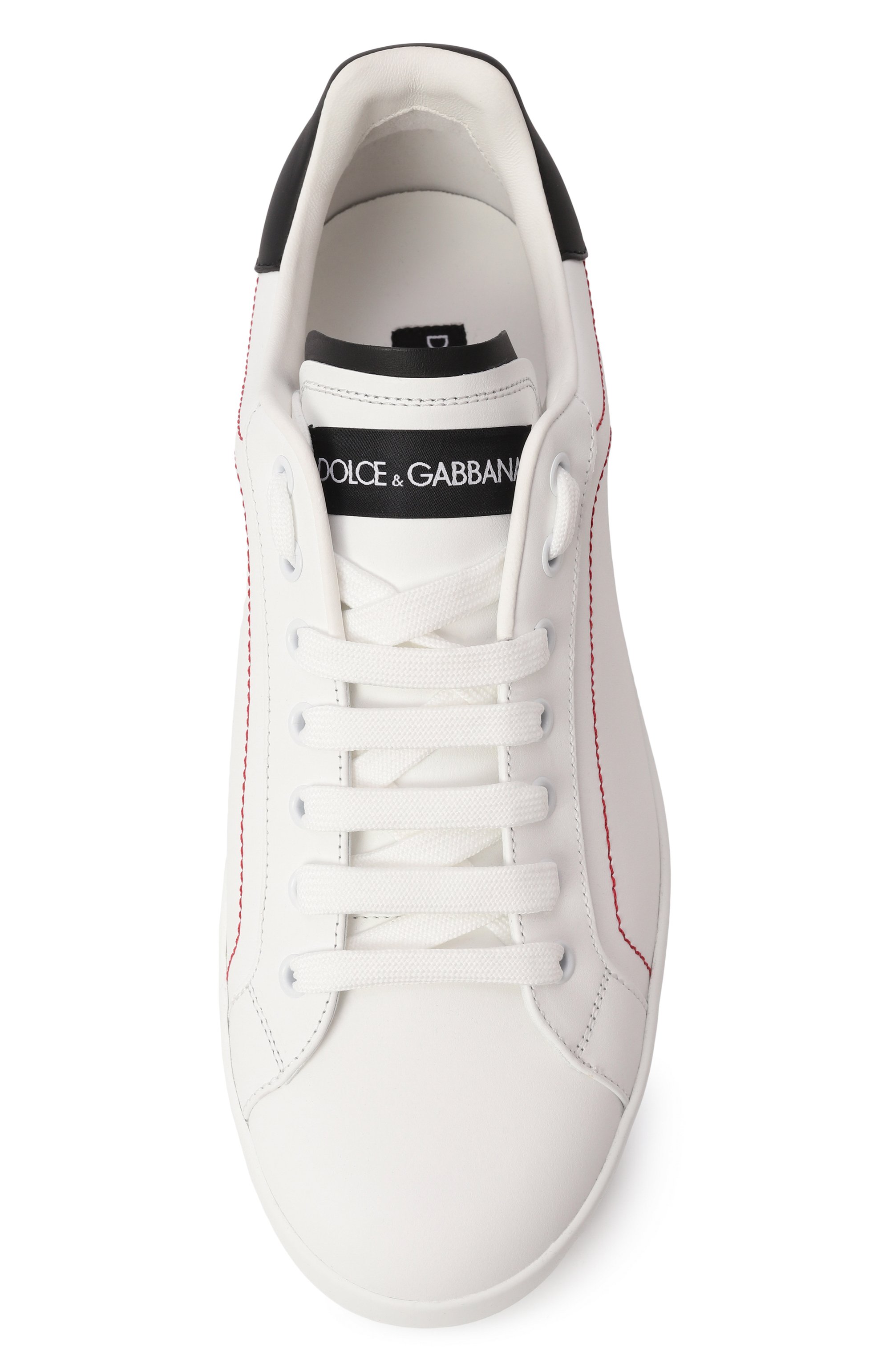 Кожаные кеды portofino DOLCE & GABBANA, арт. CS2216/AH526, фото 6