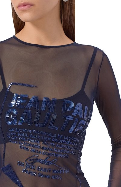 Топ с отделкой пайетками JEAN PAUL GAULTIER, арт. 25/04-W-T0381/M001, фото 5