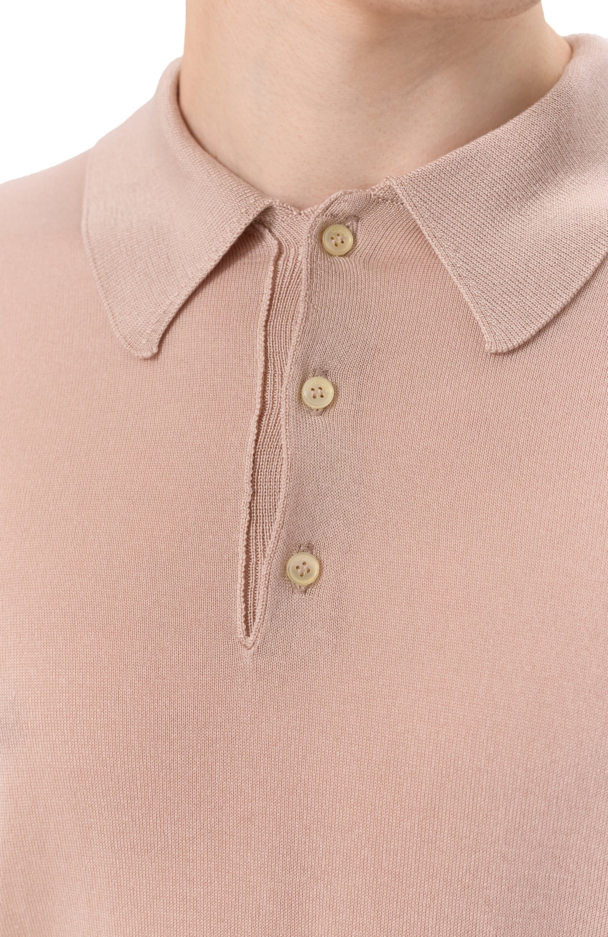 Поло LANEUS бежевого цвета по цене 34450 руб., арт. S5LAMAKP024, фото 5 Поло LANEUS, арт. S5LAMAKP024, фото 5