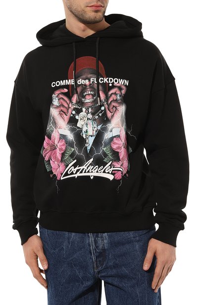 Хлопковое худи COMME DES FUCKDOWN, арт. CDFU2274, фото 3
