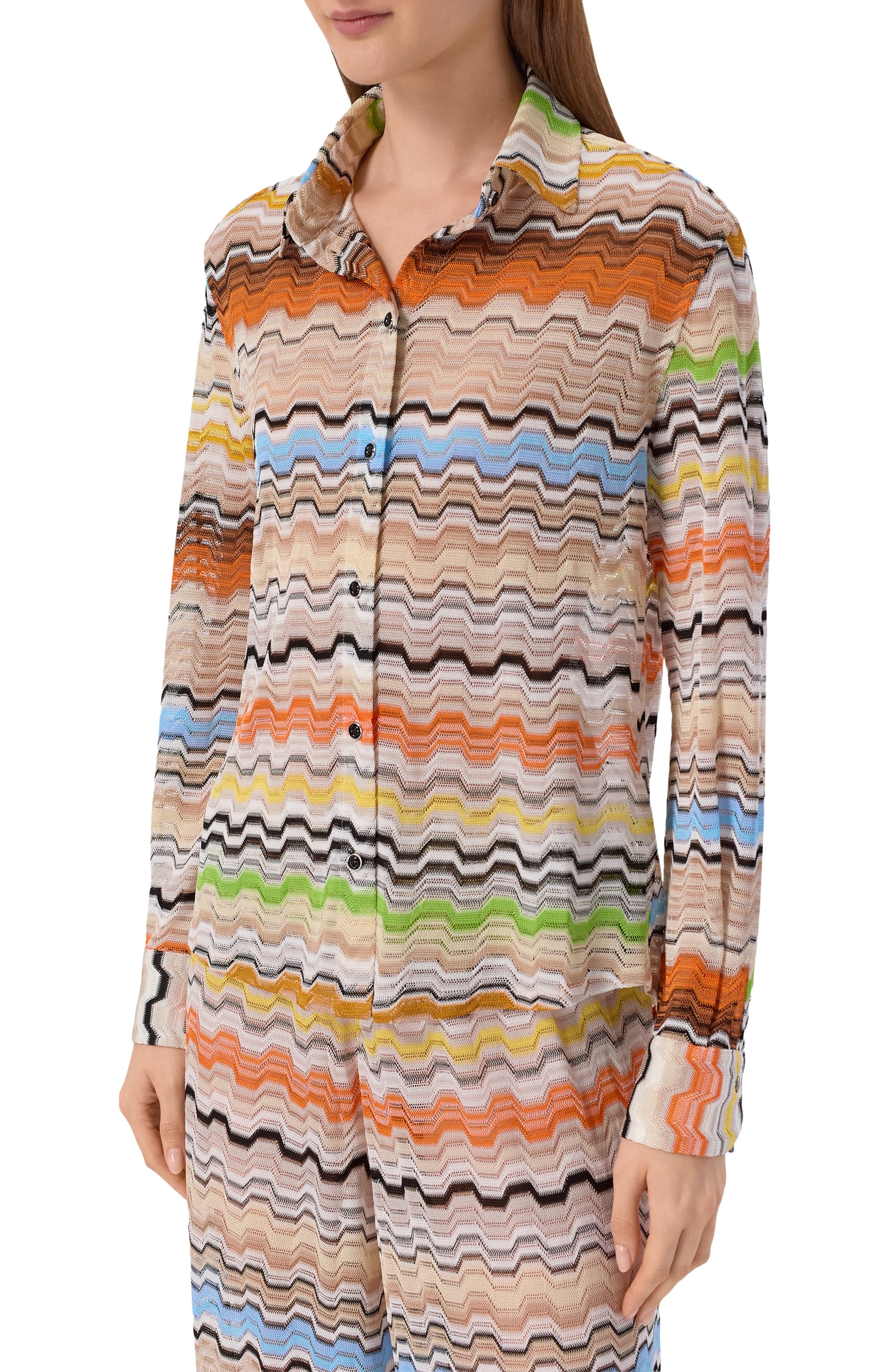 Рубашка из вискозы MISSONI, арт. MS26SK0D/BR015E, фото 3