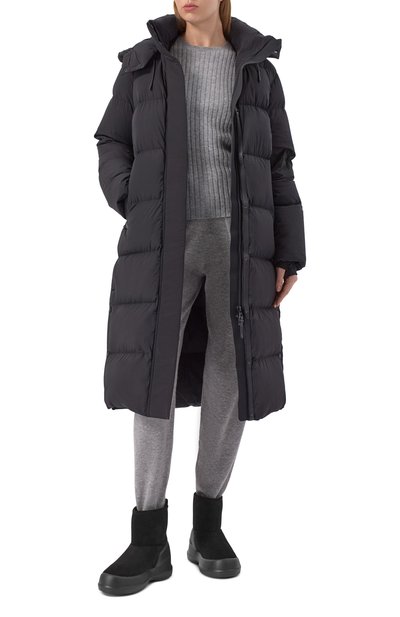 Замшевые ботинки mezzaluna mid MOON BOOT черного цвета по цене 25750 руб., арт. 80D2500060, фото 3 Замшевые ботинки mezzaluna mid MOON BOOT, арт. 80D2500060, фото 3