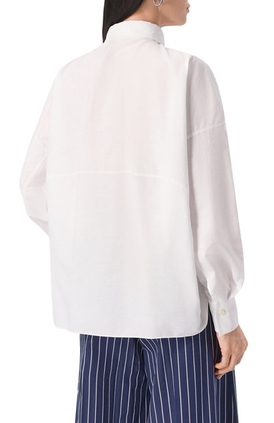 Хлопковая рубашка BRUNELLO CUCINELLI, арт. MA600RA905, фото 4