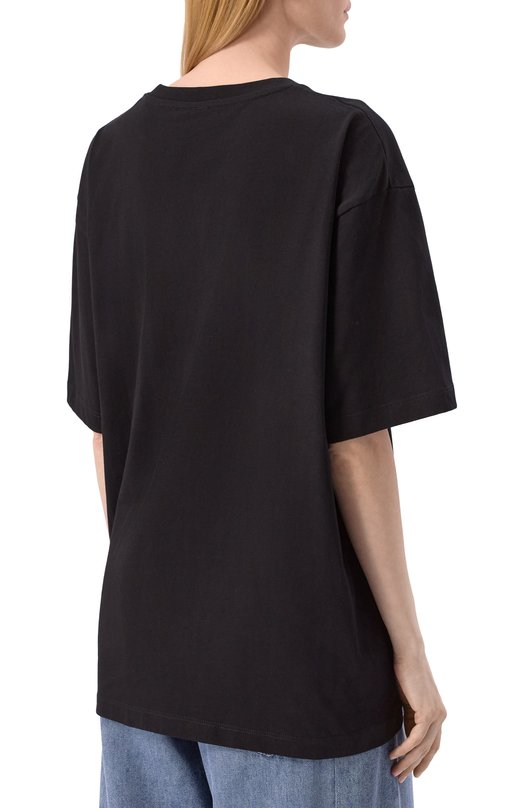 Хлопковая футболка Comme des Fuckdown CFABW01316 Чёрный  CFABW01316 Фото 4