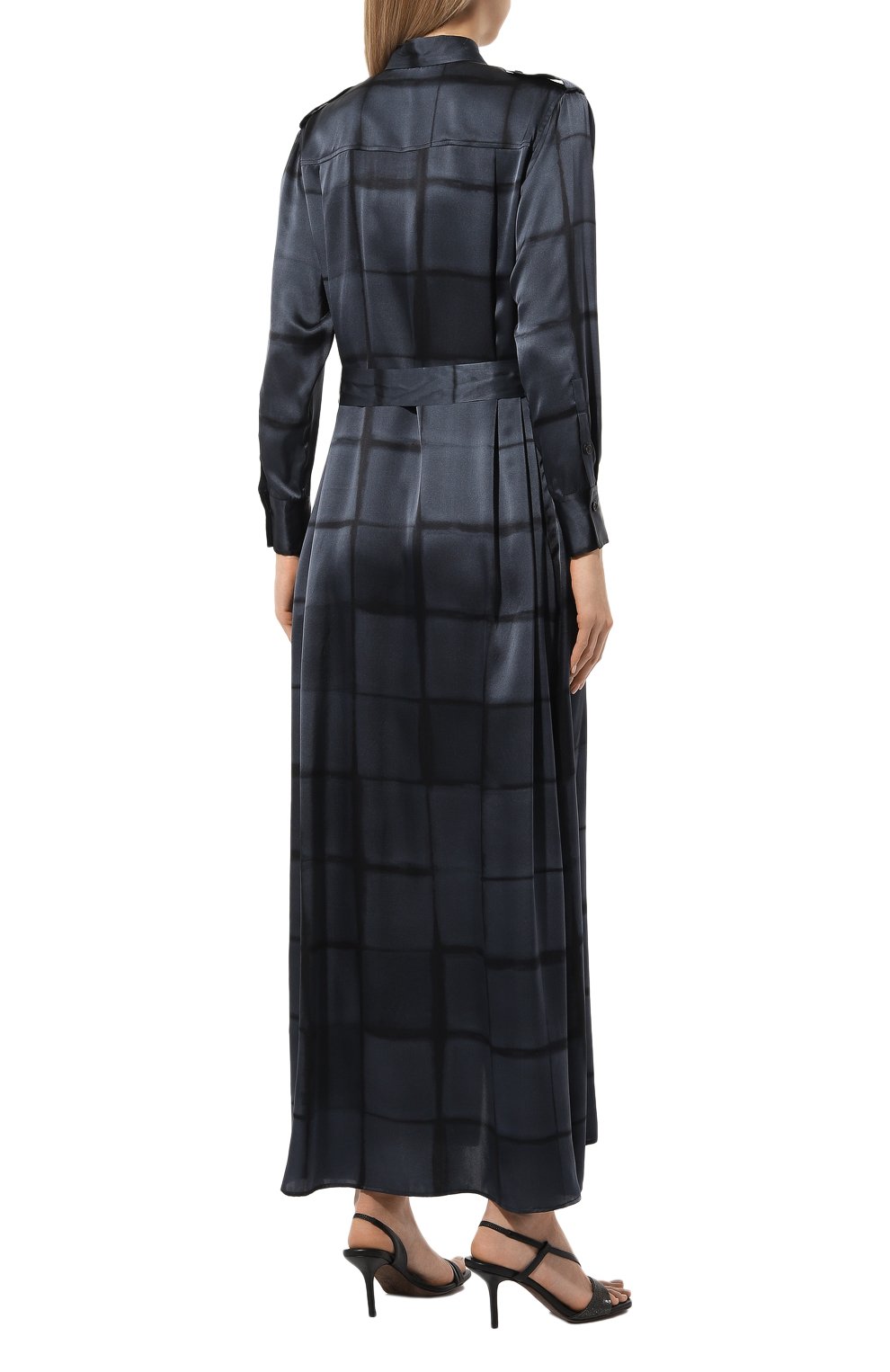 Шелковое платье KITON, арт. D47321K0533E01, фото 4