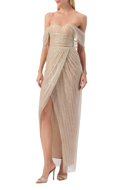 Платье с отделкой пайетками SASHA KIM, арт. УТ-00001760, фото 3