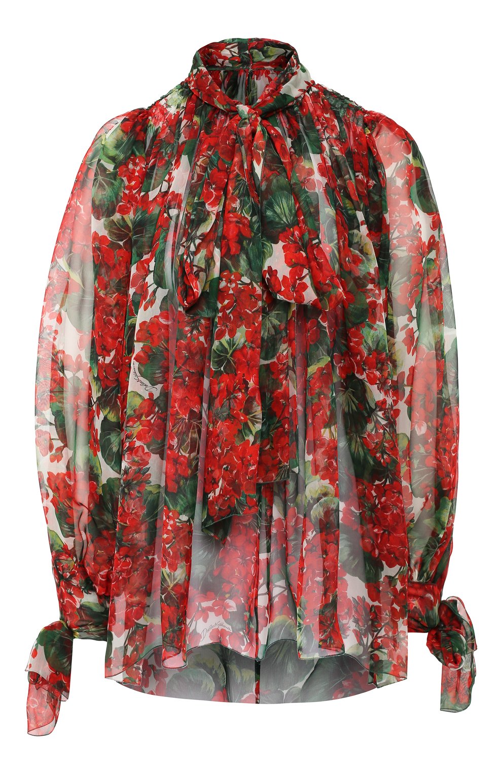 Шелковая блузка DOLCE & GABBANA, арт. F71Y6T/HS1ZV, фото 1