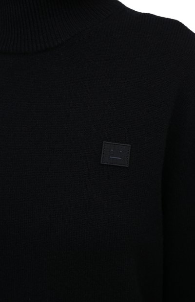 Шерстяная водолазка ACNE STUDIOS черного цвета по цене 31450 руб., арт. C60029/W, фото 5 Шерстяная водолазка ACNE STUDIOS, арт. C60029/W, фото 5