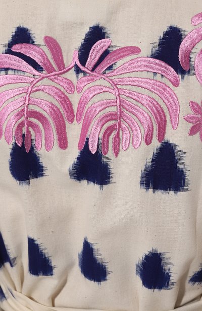 Хлопковое кимоно KLEED LOUNGEWEAR, арт. JAISAL WHITE KIM0N0, фото 5